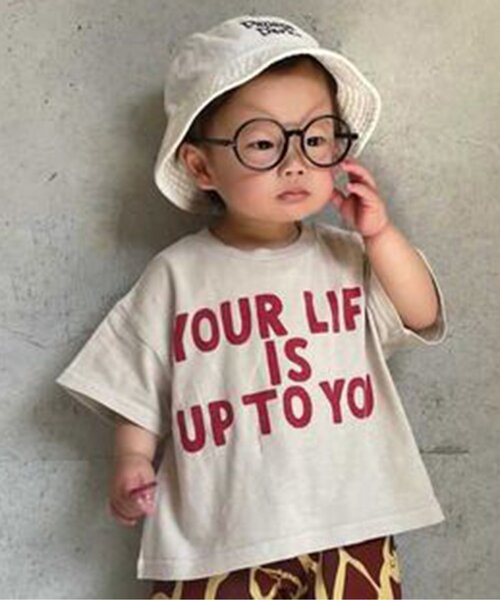 BREEZE(ブリーズ)の「/カラーロゴTシャツ(Tシャツ/カットソー・キッズ・ピンク/ブルー/イエロー/キナリ・140/90/100/120/130/110/80)」の2枚目の写真