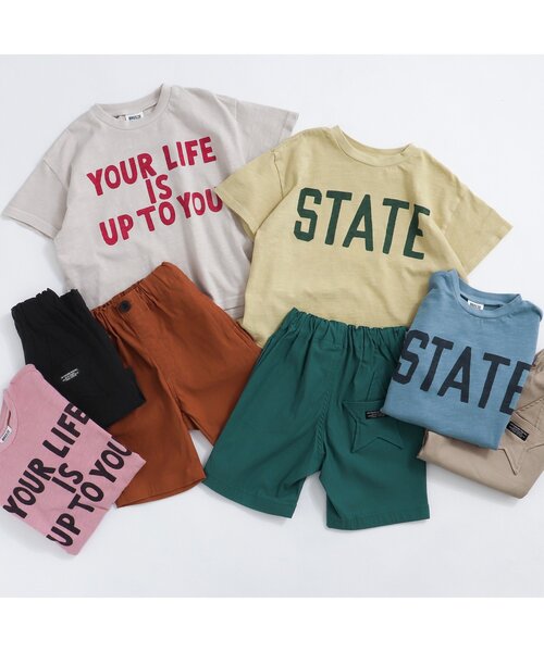 BREEZE(ブリーズ)の「/カラーロゴTシャツ(Tシャツ/カットソー・キッズ・ピンク/ブルー/イエロー/キナリ・140/90/100/120/130/110/80)」の12枚目の写真
