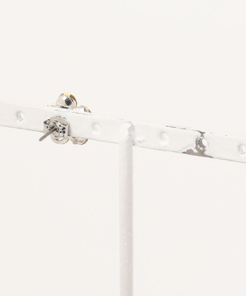 flower（フラワー）の「スプリングビジューピアス（ピアス（片耳用）・レディース・ピンク/シルバー・FREE）」の5枚目の写真