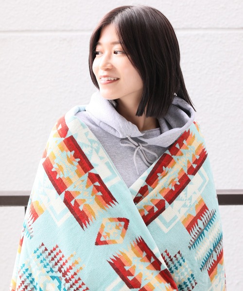 PENDLETON/ペンドルトン】Oversized Jacquard Towel/オーバーサイズ