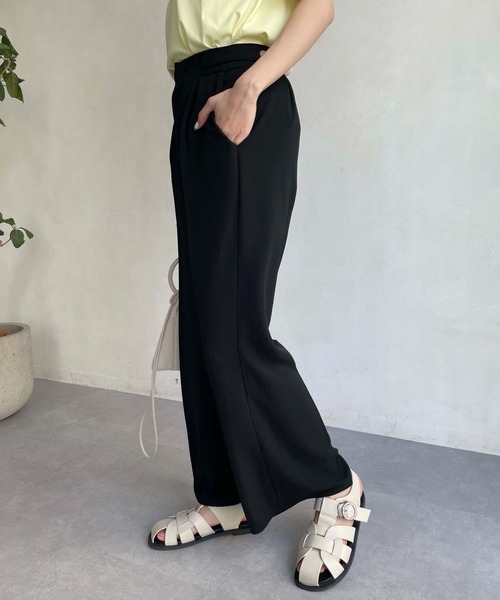 CAPRICIEUX LE'MAGE（カプリシューレマージュ）の「サイドボタン美フレアパンツ（その他パンツ・レディース・ブラック/オレンジ/グリーン・38/36）」の20枚目の写真