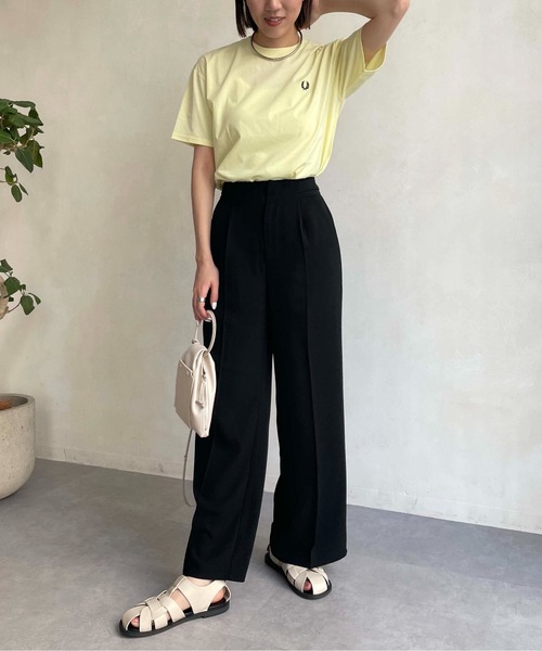 CAPRICIEUX LE'MAGE（カプリシューレマージュ）の「サイドボタン美フレアパンツ（その他パンツ・レディース・ブラック/オレンジ/グリーン・38/36）」の21枚目の写真