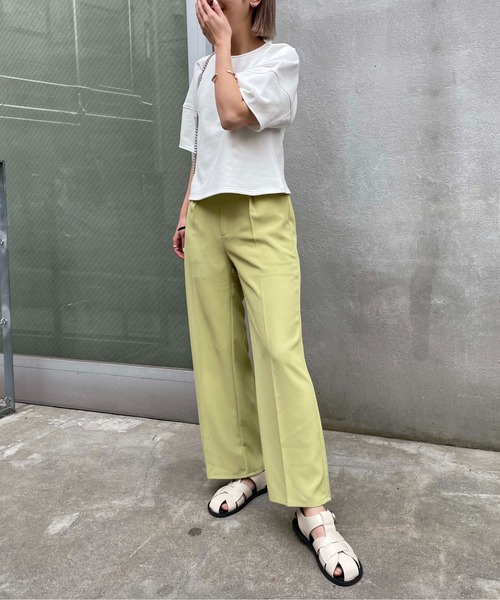 CAPRICIEUX LE'MAGE（カプリシューレマージュ）の「サイドボタン美フレアパンツ（その他パンツ・レディース・ブラック/オレンジ/グリーン・38/36）」の14枚目の写真