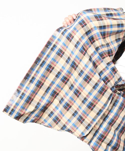 bodysong.(ボディソング)の「BODYSONG./ボディソング / TOOBIGPlaid(ブルゾン・メンズ・ベージュ・FREE)」の3枚目の写真