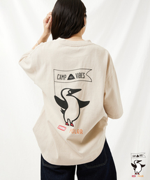 【POLER×CHUMS×JS】 別注 BOOBY LOGO PRINT Tシャツ