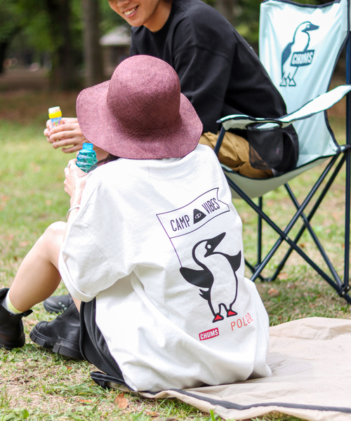 CHUMS(チャムス)の「【POLER×CHUMS×JS】 別注 BOOBY LOGO PRINT Tシャツ(Tシャツ/カットソー・メンズ・ホワイト/ブラック/グレー・MEDIUM/LARGE/X-LARGE)」の2枚目の写真