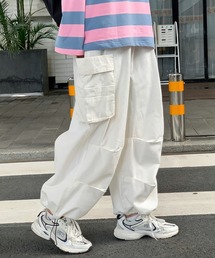 ARULE | A'GEM/9 × .kom『ARULE/アルール』ルーズシルエット サイドポケットコットンカーゴパンツ(カーゴパンツ)