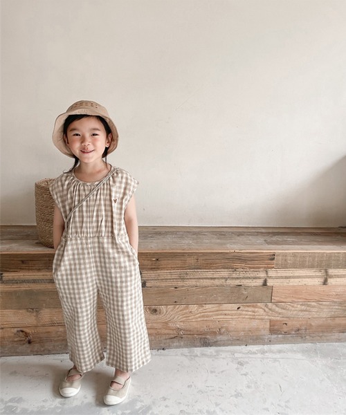 Yarmo ヤーモ オールインワン サロペット つなぎ ギンガムチェック YAR-24AW-P6]Yarmo(ヤーモ) Boiler Suit 8wale Corduroy