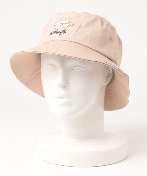 （What it isNt）ART BY MARKGONZALES（ワットイットイズント）の「【（What it isNt）ART BY MARKGONZALES】刺繍 コットン バケットハット（ハット・メンズ・ホワイト/ブラック/ネイビー/ホワイト系その他/ブラック系その他/ベージュ系その他/ブルー系その他/ベージュ/ブラウン/ブラック系その他2/ホワイト系その他2/ベージュ系その他2/ホワイト系その他3/ブラック系その他3/グリーン・FREE）」の12枚目の写真