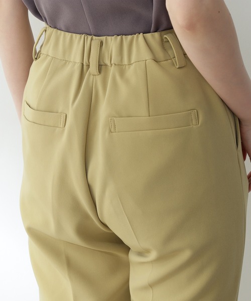 N.（N. Natural Beauty Basic）（エヌエヌナチュラルビューティーベーシック）の「◆ブーツカットアンクルパンツ（その他パンツ・レディース・パープル/ブラック/オフホワイト/イエロー・MEDIUM）」の18枚目の写真