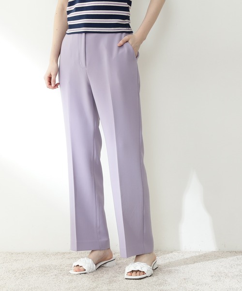 N.（N. Natural Beauty Basic）（エヌエヌナチュラルビューティーベーシック）の「◆ブーツカットアンクルパンツ（その他パンツ・レディース・パープル/ブラック/オフホワイト/イエロー・MEDIUM）」の10枚目の写真