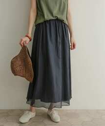 URBAN RESEARCH DOORS | コットンシルクロングスカート(スカート)