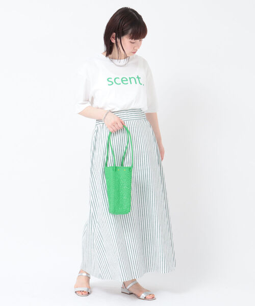 ◇【WEB限定カラーあり】リネンフレアスカート
