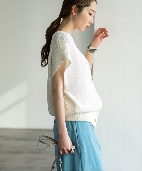 セール】《追加》ペーパーヤーン 2WAYベスト 2（ニット/セーター