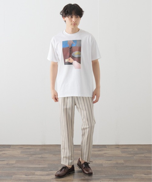 417 EDIFICE（フォーワンセブンエディフィス）の「【YVON LAMBERT / イヴォン ランベール】Xinyi Cheng x Lundi Moon Water T-shirt（Tシャツ/カットソー・メンズ・ホワイト・LARGE/X-LARGE）」の3枚目の写真