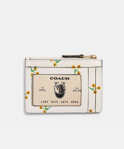 COACH(コーチ)の「ミニ スキニー ID ケース ウィズ フローラル COACH(コーチ)の「ミニ スキニー ID ケース ウィズ フローラル