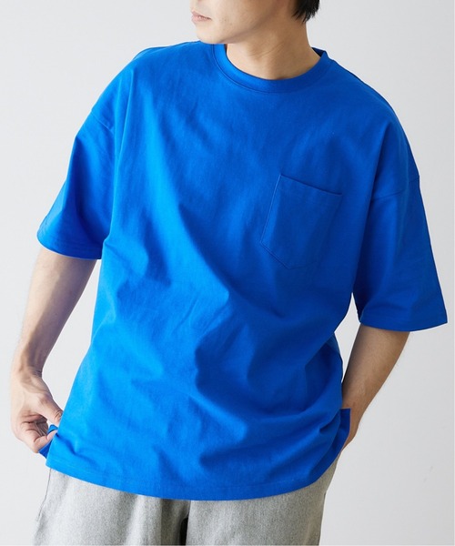 417 EDIFICE(フォーワンセブンエディフィス)の「【Nanotec / ナノテック】ヘビーウェイトTシャツ(Tシャツ/カットソー・メンズ・ブラック系その他/グレー/ホワイト系その他/ブルー系その他/ピンク・MEDIUM/LARGE)」の4枚目の写真