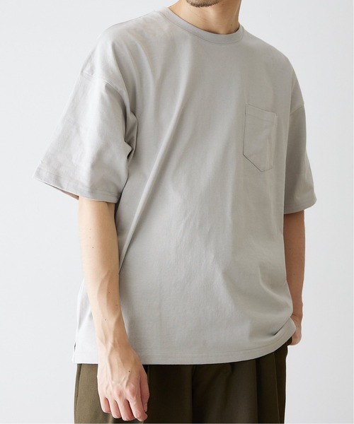 417 EDIFICE(フォーワンセブンエディフィス)の「【Nanotec / ナノテック】ヘビーウェイトTシャツ(Tシャツ/カットソー・メンズ・ブラック系その他/グレー/ホワイト系その他/ブルー系その他/ピンク・MEDIUM/LARGE)」の3枚目の写真