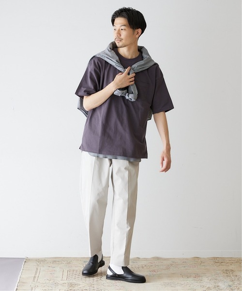417 EDIFICE(フォーワンセブンエディフィス)の「【Nanotec / ナノテック】ヘビーウェイトTシャツ(Tシャツ/カットソー・メンズ・ブラック系その他/グレー/ホワイト系その他/ブルー系その他/ピンク・MEDIUM/LARGE)」の11枚目の写真