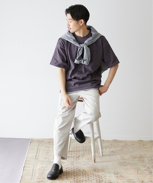 417 EDIFICE(フォーワンセブンエディフィス)の「【Nanotec / ナノテック】ヘビーウェイトTシャツ(Tシャツ/カットソー・メンズ・ブラック系その他/グレー/ホワイト系その他/ブルー系その他/ピンク・MEDIUM/LARGE)」の12枚目の写真