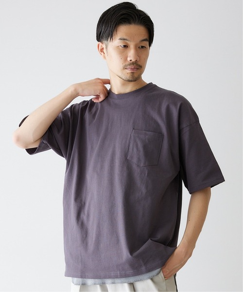 417 EDIFICE(フォーワンセブンエディフィス)の「【Nanotec / ナノテック】ヘビーウェイトTシャツ(Tシャツ/カットソー・メンズ・ブラック系その他/グレー/ホワイト系その他/ブルー系その他/ピンク・MEDIUM/LARGE)」の14枚目の写真