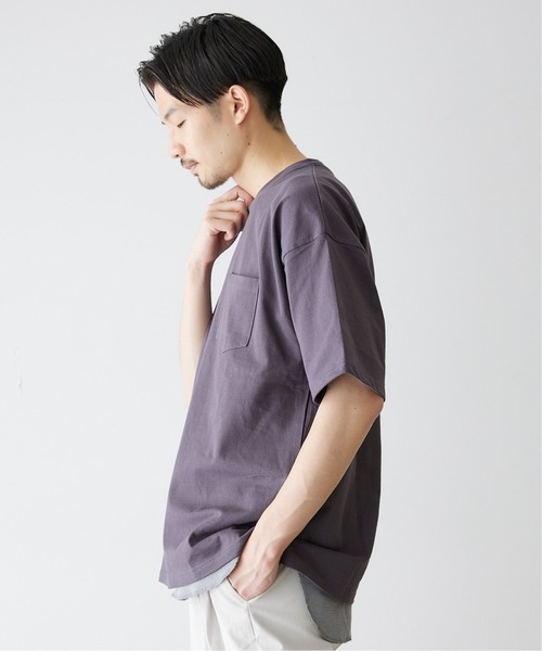 417 EDIFICE(フォーワンセブンエディフィス)の「【Nanotec / ナノテック】ヘビーウェイトTシャツ(Tシャツ/カットソー・メンズ・ブラック系その他/グレー/ホワイト系その他/ブルー系その他/ピンク・MEDIUM/LARGE)」の15枚目の写真