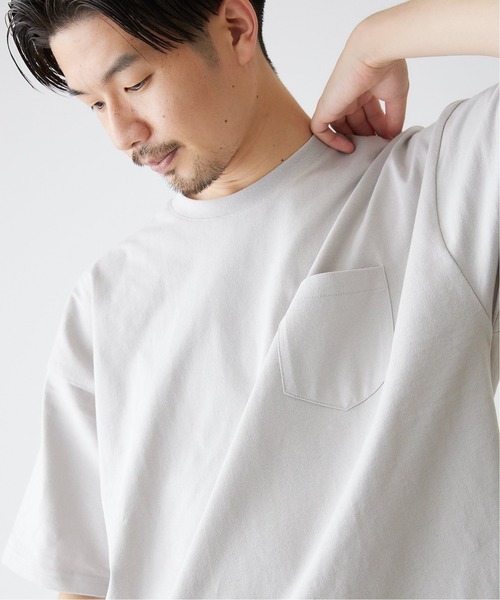 417 EDIFICE(フォーワンセブンエディフィス)の「【Nanotec / ナノテック】ヘビーウェイトTシャツ(Tシャツ/カットソー・メンズ・ブラック系その他/グレー/ホワイト系その他/ブルー系その他/ピンク・MEDIUM/LARGE)」の22枚目の写真