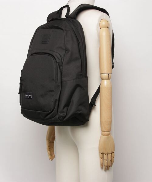 RVCA(ルーカ)の「RVCA メンズ ESTATE BACKPACK IV バッグ【2022年夏モデル】/ルーカバックパックリュックサック(バックパック/リュック・メンズ・ブラック/ナチュラル・FREE)」の5枚目の写真