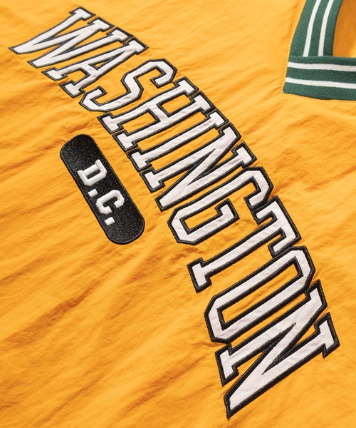 SlashDate(スラッシュデイト)の「リブラインVネックナイロンプルオーバー/ビッグシルエット/WASHINGTON(シャツ/ブラウス・レディース・ブラック/ネイビー/グリーン/マスタード・M/L)」の11枚目の写真
