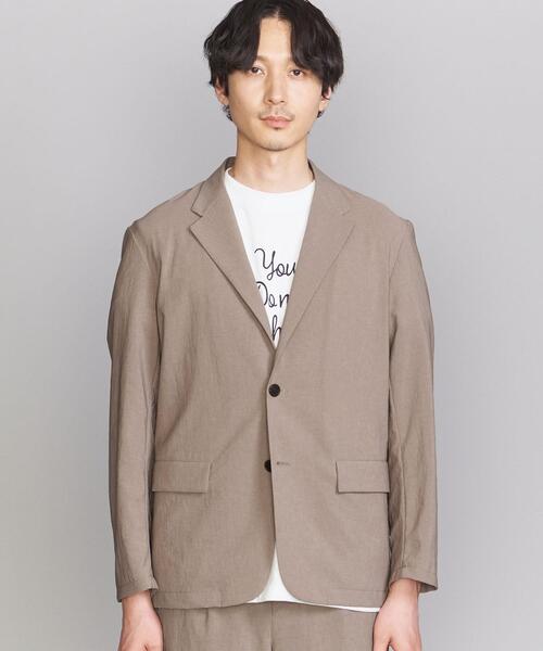 美品 希少XL●ユナイテッドアローズ TORAY セットアップ ベージュ 伸縮 BEAUTY&YOUTH UNITED ARROWS（ビューティーアンドユース