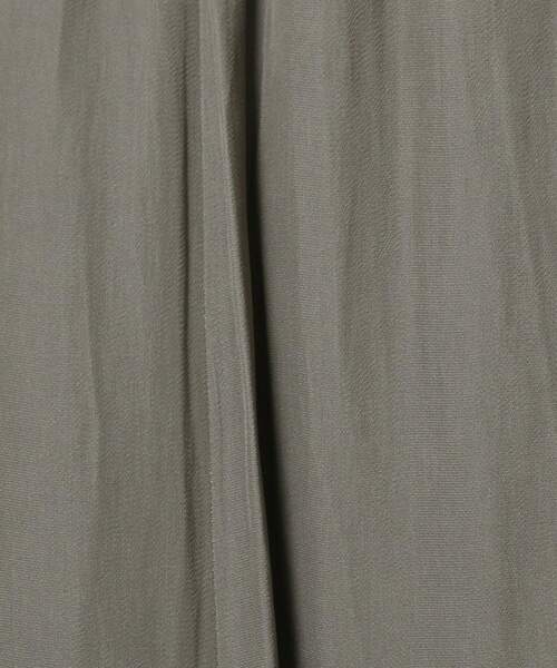 UNTITLED（アンタイトル）の「◆【夏から秋まで】パウダークロス ロングスカート＜NEWバージョン／洗える＞（スカート・レディース・カーキ/ブラック・04/50/48/46/00/42/03/01/02/44）」の4枚目の写真