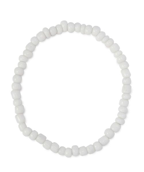 coen（コーエン）の「ビーズブレス（ブレスレット・レディース・ホワイト/ブラック/ブラウン/レッド/オレンジ/イエロー/ライム/ライトブルー/コバルトブルー/その他1・フリー）」の2枚目の写真