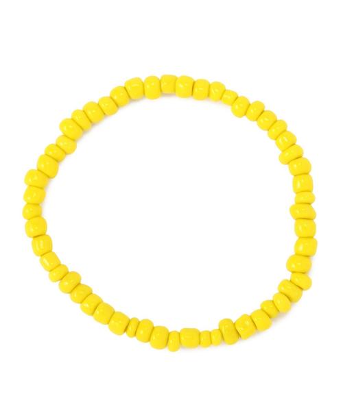 coen（コーエン）の「ビーズブレス（ブレスレット・レディース・ホワイト/ブラック/ブラウン/レッド/オレンジ/イエロー/ライム/ライトブルー/コバルトブルー/その他1・フリー）」の8枚目の写真