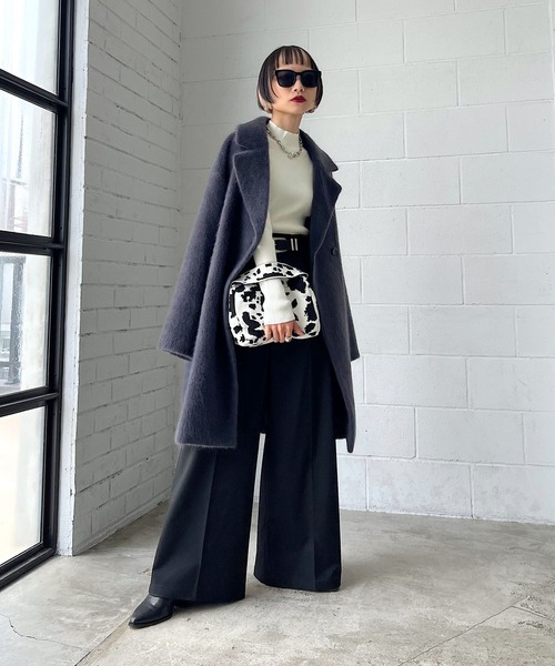 PAGEBOY(ページボーイ)の「リップルプリーツテレコタートル(Tシャツ/カットソー・レディース・オレンジ/ブルー系その他/ダークブラウン/ブラック/オフホワイト/ミント・FREE)」の10枚目の写真