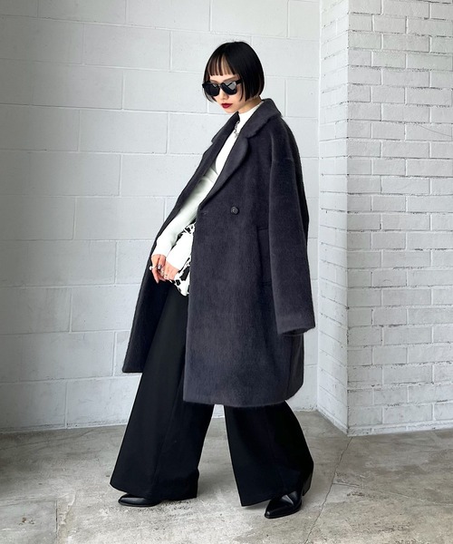 PAGEBOY(ページボーイ)の「リップルプリーツテレコタートル(Tシャツ/カットソー・レディース・オレンジ/ブルー系その他/ダークブラウン/ブラック/オフホワイト/ミント・FREE)」の11枚目の写真