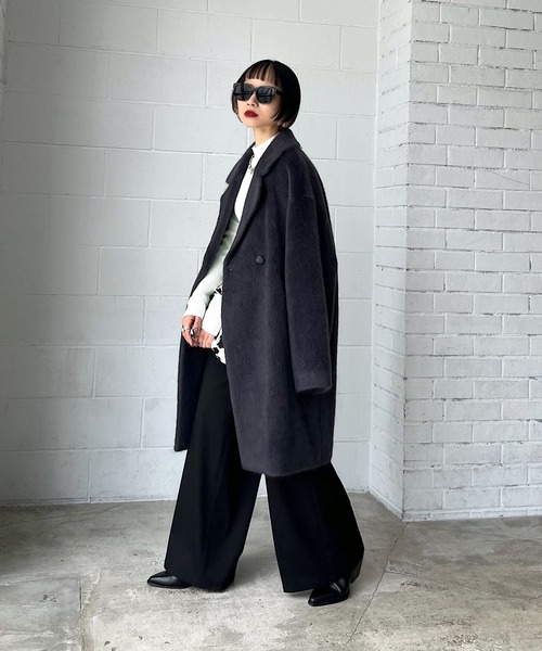 PAGEBOY(ページボーイ)の「リップルプリーツテレコタートル(Tシャツ/カットソー・レディース・オレンジ/ブルー系その他/ダークブラウン/ブラック/オフホワイト/ミント・FREE)」の12枚目の写真