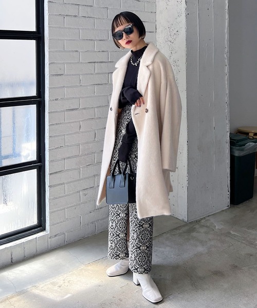 PAGEBOY(ページボーイ)の「リップルプリーツテレコタートル(Tシャツ/カットソー・レディース・オレンジ/ブルー系その他/ダークブラウン/ブラック/オフホワイト/ミント・FREE)」の16枚目の写真