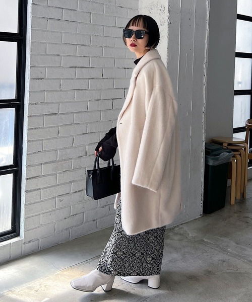 PAGEBOY(ページボーイ)の「リップルプリーツテレコタートル(Tシャツ/カットソー・レディース・オレンジ/ブルー系その他/ダークブラウン/ブラック/オフホワイト/ミント・FREE)」の18枚目の写真