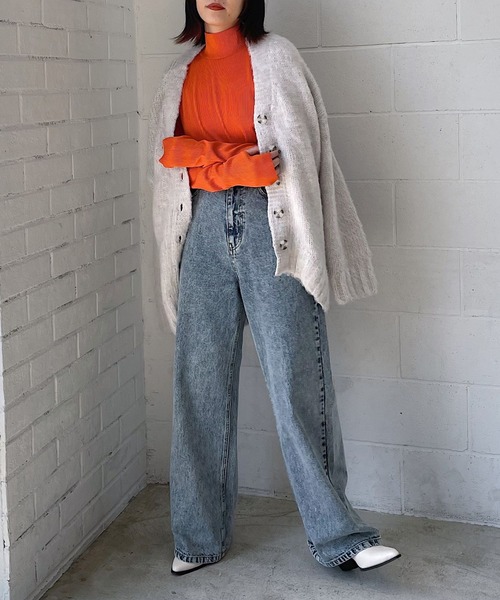 PAGEBOY(ページボーイ)の「リップルプリーツテレコタートル(Tシャツ/カットソー・レディース・オレンジ/ブルー系その他/ダークブラウン/ブラック/オフホワイト/ミント・FREE)」の21枚目の写真