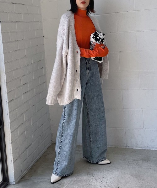 PAGEBOY(ページボーイ)の「リップルプリーツテレコタートル(Tシャツ/カットソー・レディース・オレンジ/ブルー系その他/ダークブラウン/ブラック/オフホワイト/ミント・FREE)」の22枚目の写真