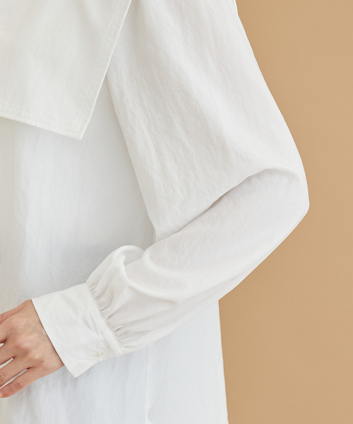 ROPE' PICNIC（ロペピクニック）の「リンクコーデ/セーラーカラーブラウス（シャツ/ブラウス・レディース・ホワイト/ブラック/カーキ/グレー系その他・38）」の21枚目の写真