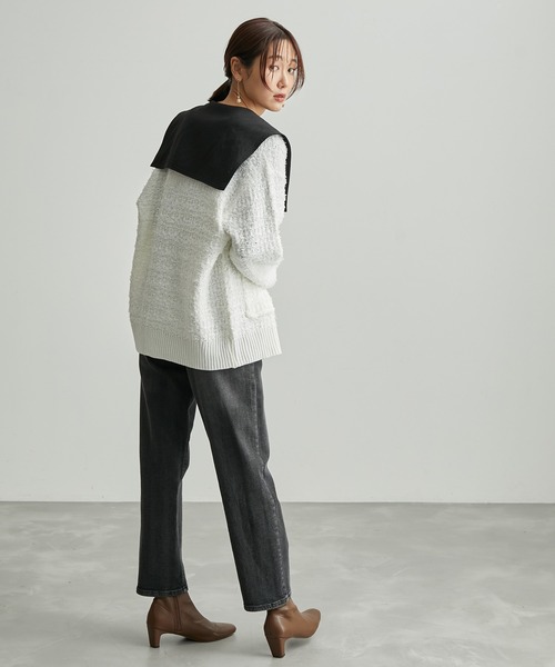 ROPE' PICNIC（ロペピクニック）の「リンクコーデ/セーラーカラーブラウス（シャツ/ブラウス・レディース・ホワイト/ブラック/カーキ/グレー系その他・38）」の11枚目の写真