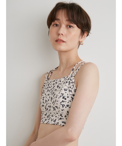 emmi（エミ）の「【emmi yoga】アニマルアートブラトップ