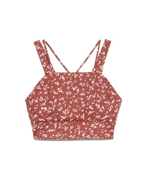 emmi（エミ）の「【emmi yoga】アニマルアートブラトップ（インナーウェア/肌着・レディース・ブラック/オレンジ/アイボリー・1/0）」の20枚目の写真