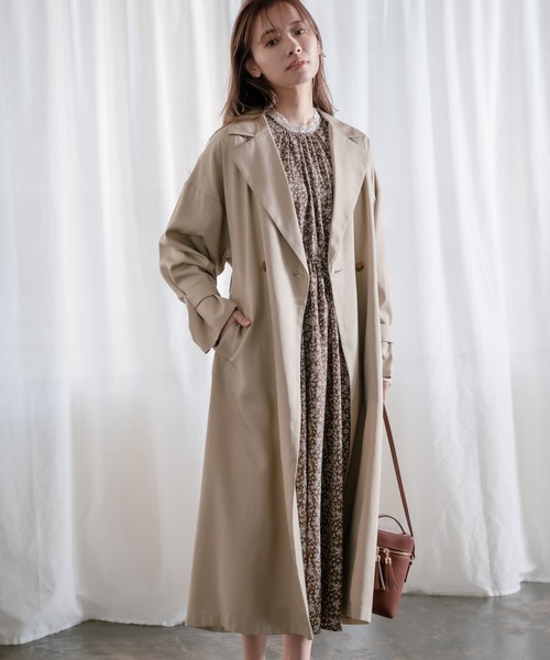 セール ブランド古着 トレンチコート トレンチコート Mysty Woman ミスティウーマン のファッション通販 Zozoused