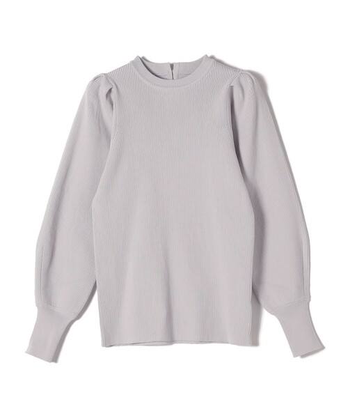 SHIPS（シップス）の「*〈手洗い可能〉スイスオーガニックコットンパフスリーブ◆（ニット/セーター・レディース・ブラック/オフホワイト/ブルー/ダークグレー/ライトイエロー/ライトグレー/ピンク系/グリーン・ONE SIZE）」の11枚目の写真