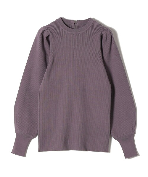 SHIPS（シップス）の「*〈手洗い可能〉スイスオーガニックコットンパフスリーブ◆（ニット/セーター・レディース・ブラック/オフホワイト/ブルー/ダークグレー/ライトイエロー/ライトグレー/ピンク系/グリーン・ONE SIZE）」の13枚目の写真