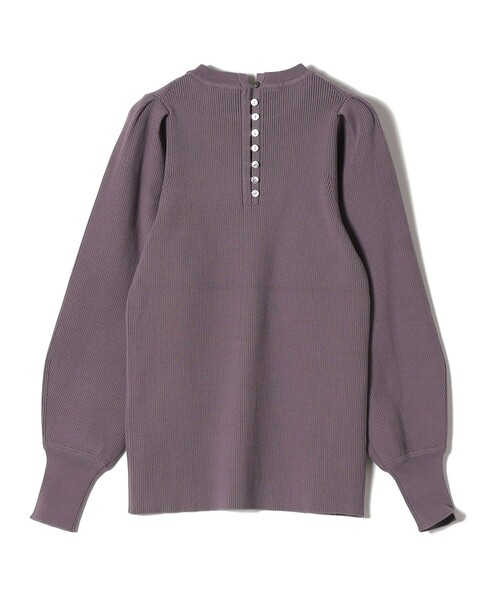 SHIPS（シップス）の「*〈手洗い可能〉スイスオーガニックコットンパフスリーブ◆（ニット/セーター・レディース・ブラック/オフホワイト/ブルー/ダークグレー/ライトイエロー/ライトグレー/ピンク系/グリーン・ONE SIZE）」の18枚目の写真