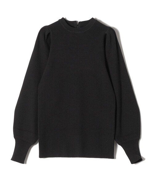 SHIPS（シップス）の「*〈手洗い可能〉スイスオーガニックコットンパフスリーブ◆（ニット/セーター・レディース・ブラック/オフホワイト/ブルー/ダークグレー/ライトイエロー/ライトグレー/ピンク系/グリーン・ONE SIZE）」の19枚目の写真