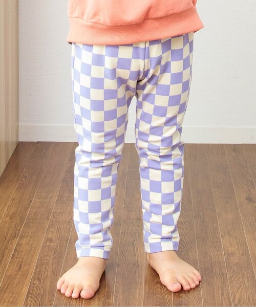 BREEZE(ブリーズ)の「【総柄18色展開】DAISUKI パンツ 9分丈(その他パンツ・キッズ・チャコール/その他3/チェック/ベージュ/キナリ/パープル/レッド/イエロー/オレンジ/オフホワイト/グレー/ターコイズブルー/レインボー/サーモンピンク/グリーン/レモンイエロー/ネイビー/ブルー・100/110/120/130/70/80/90)」の10枚目の写真